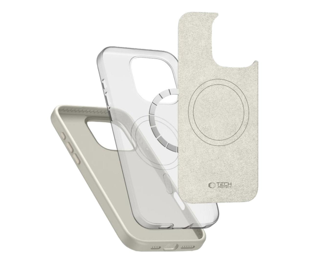 TECH-PROTECT Silicone Pure Magsafe do iPhone 16 Pro cosmic latte 5906302372584 - 1296674 - zdjęcie 2